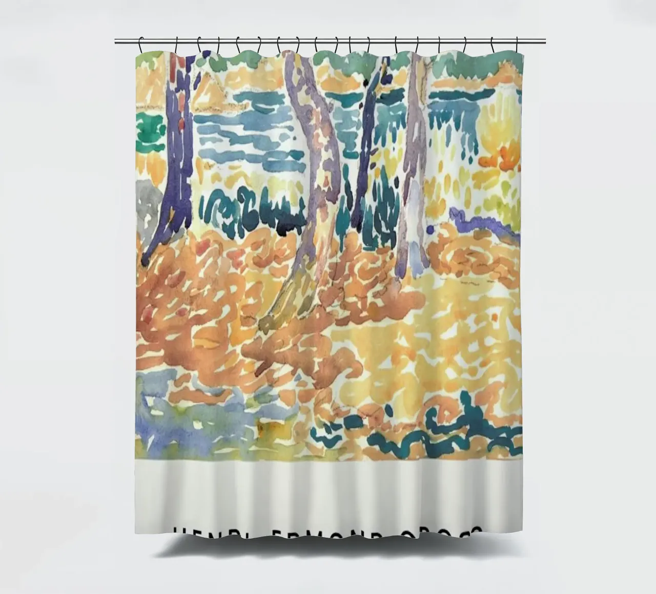Cross - Pines on the Coastline tenda da doccia da Vintage by JUNIQE