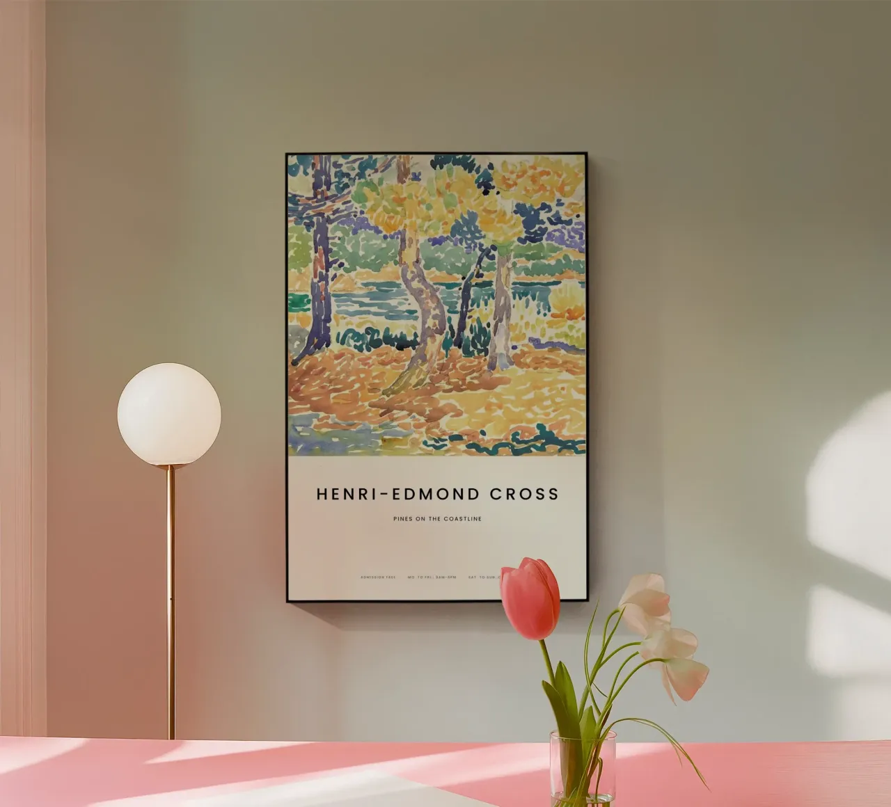 Cross - Pines on the Coastline plexiglass da Vintage by JUNIQE