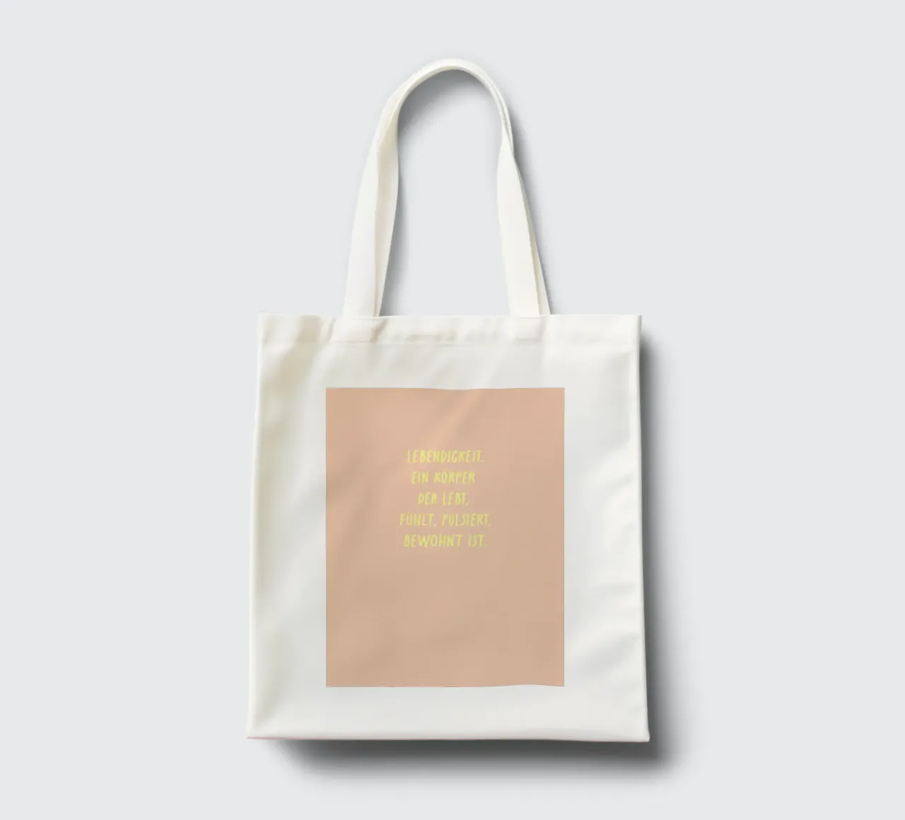 Lebendigkeit. Ein Körper der lebt, fühlt, pulsiert.. borsa in juta da FRICKE DESIGN
