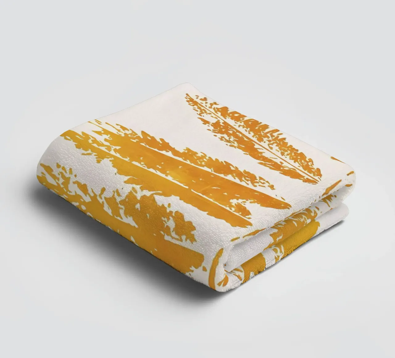 Eikenblad print badhanddoek van mitom