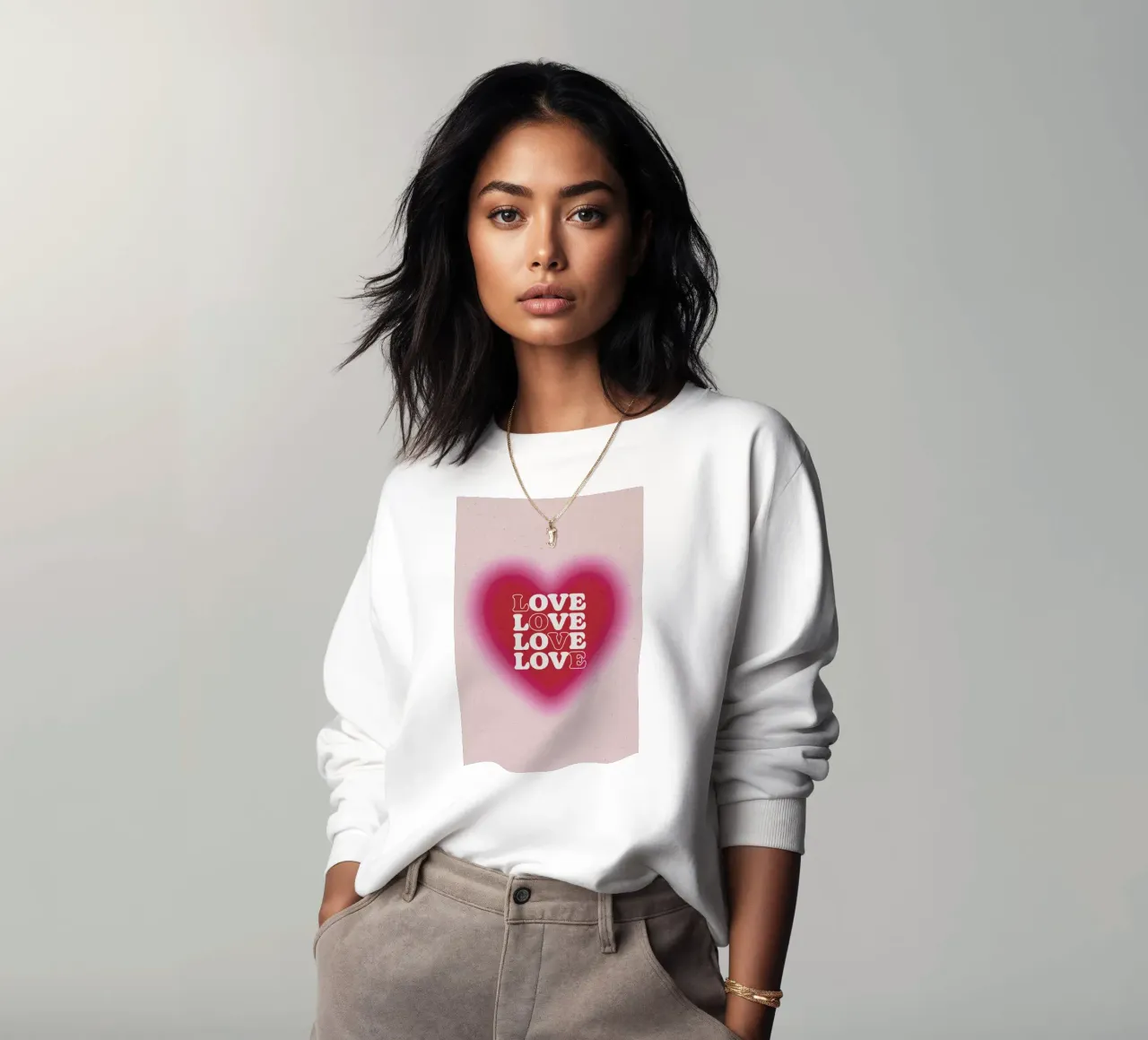 Love Love Love sweatshirt by cafelab
