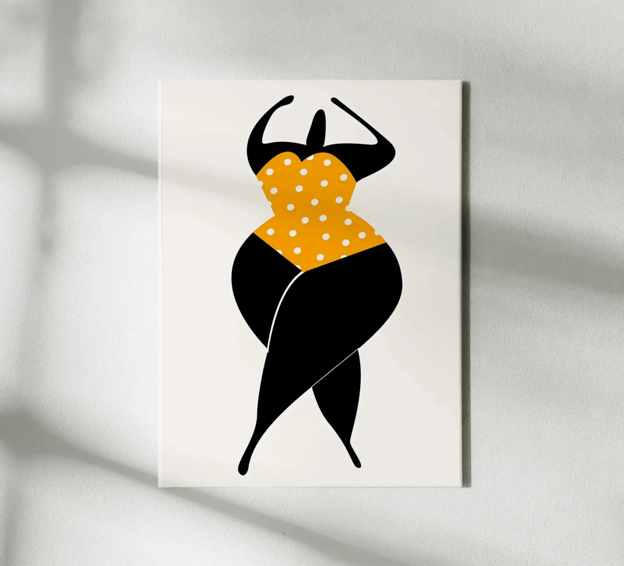 Dansen in de zon canvas met Baklijst van mitom