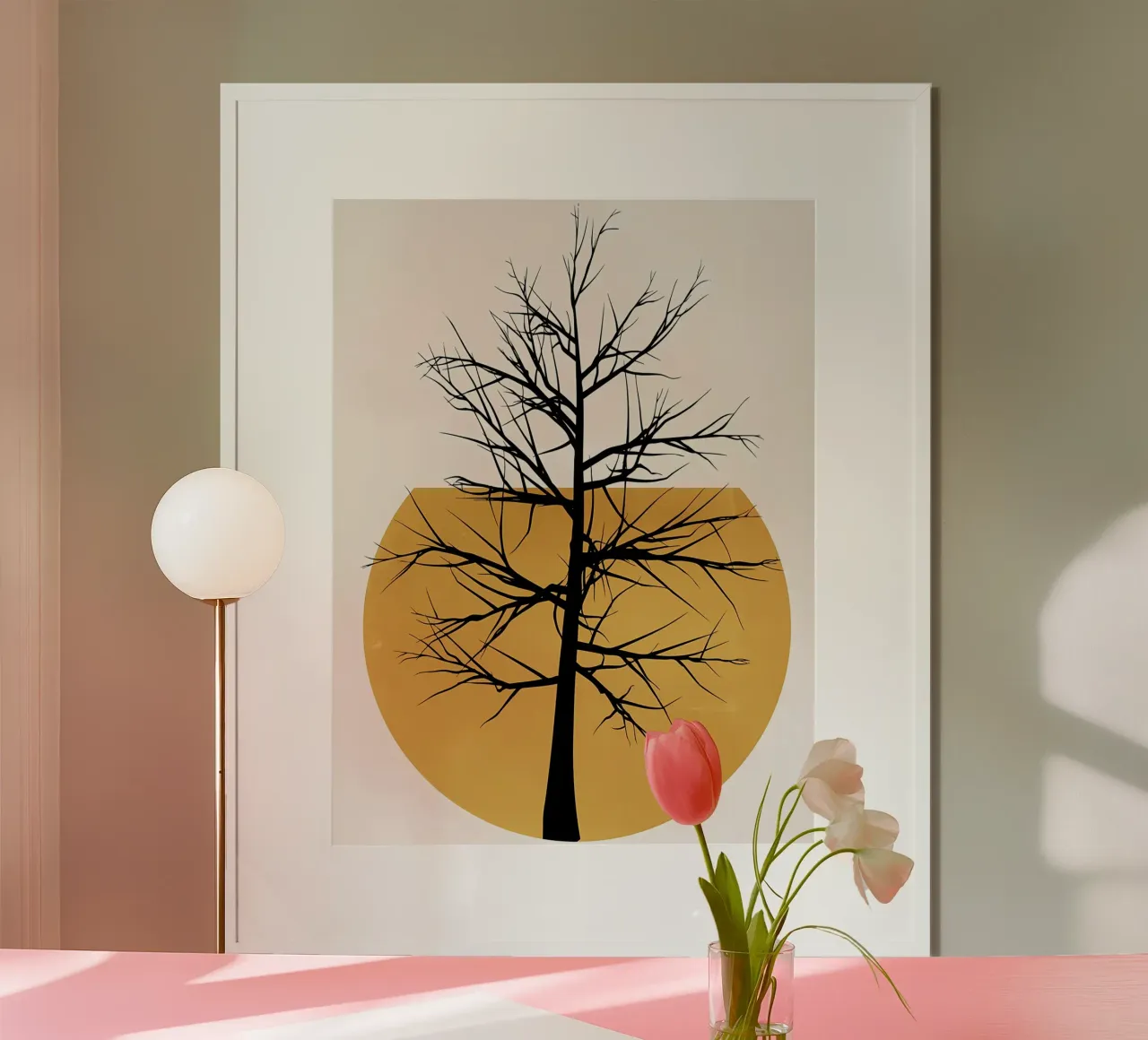 In natura poster con telaio in plastica da mitom