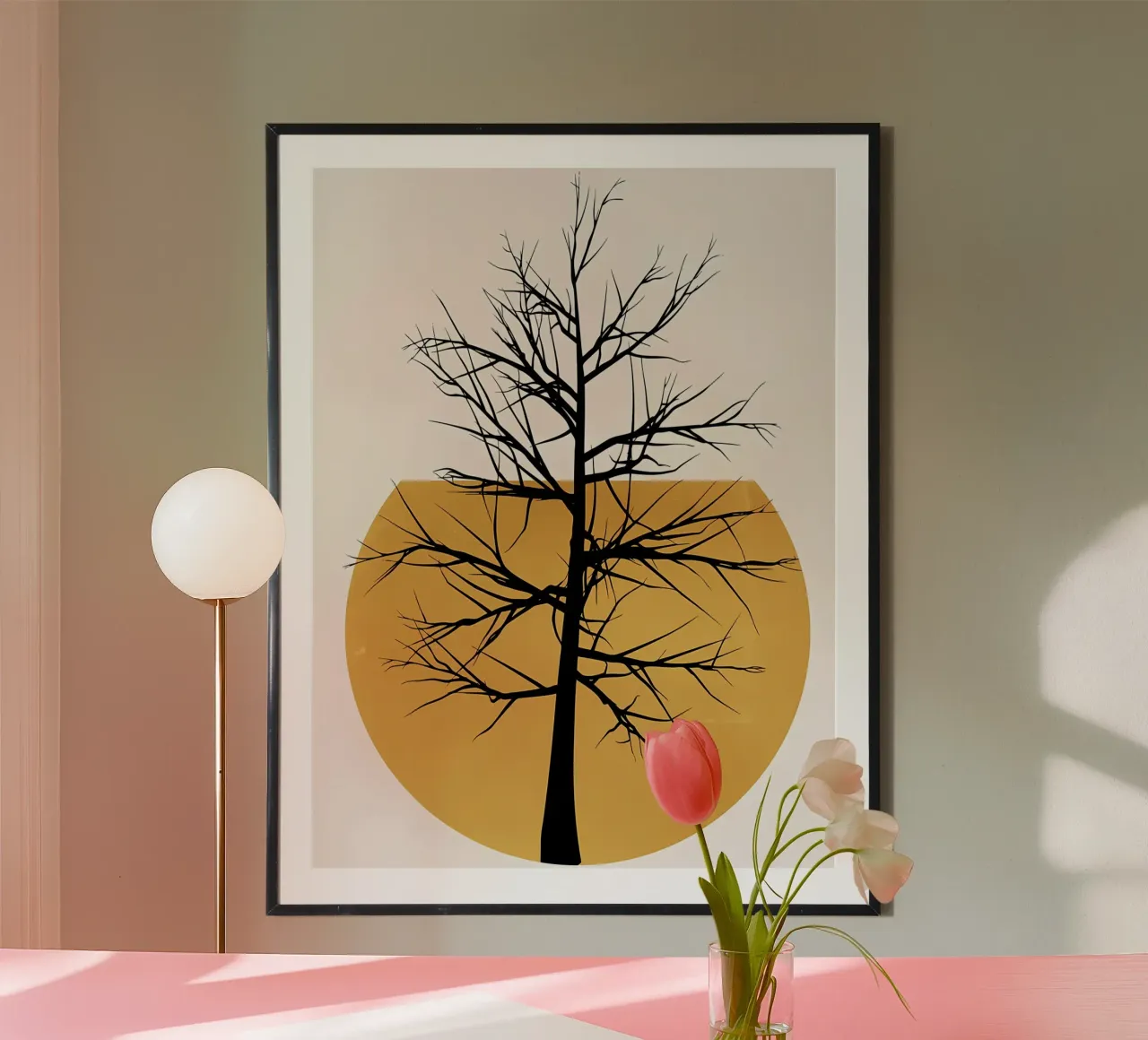 In natura poster con telaio in plastica da mitom