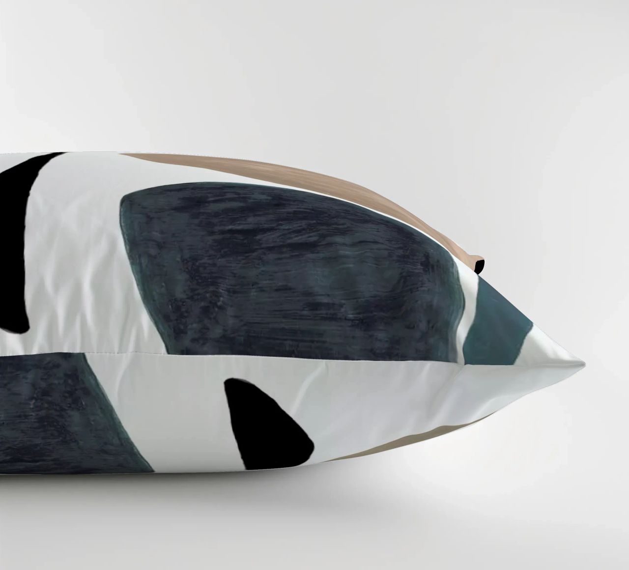 Modern Curvy Town Multi Zwart coussin de Femke Zwaan