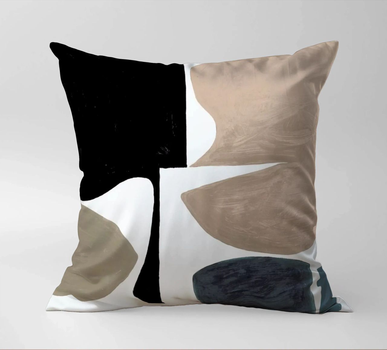 Modern Curvy Town Multi Zwart coussin de Femke Zwaan