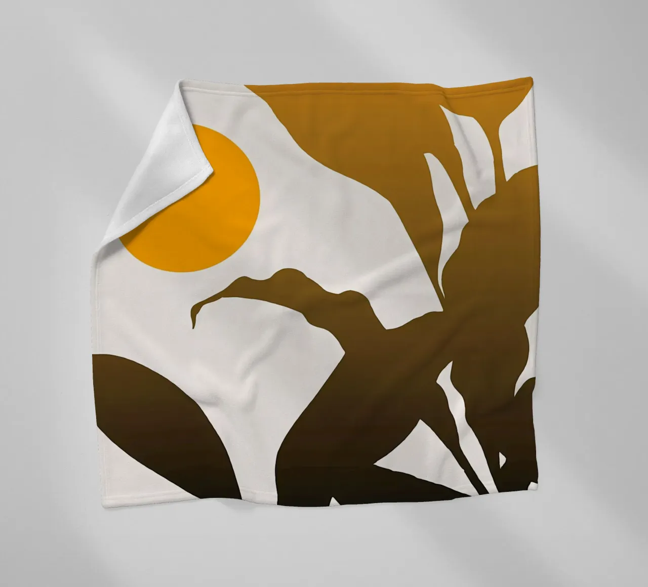 Tropical Sunrise fleece blanket by mitom