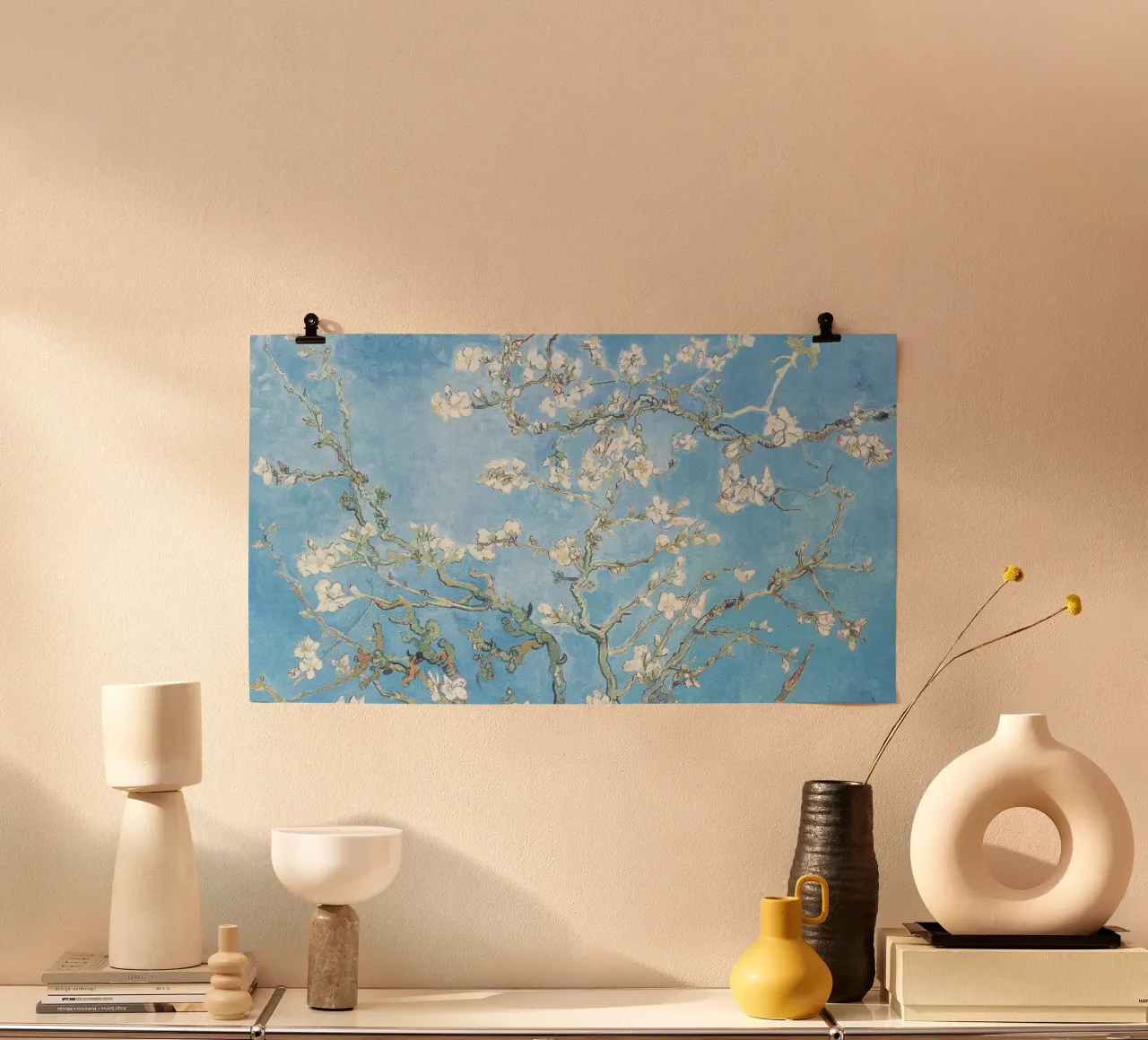 I mandorli in fiore di Van Gogh: capolavoro post-impressionista poster da NorwesClub