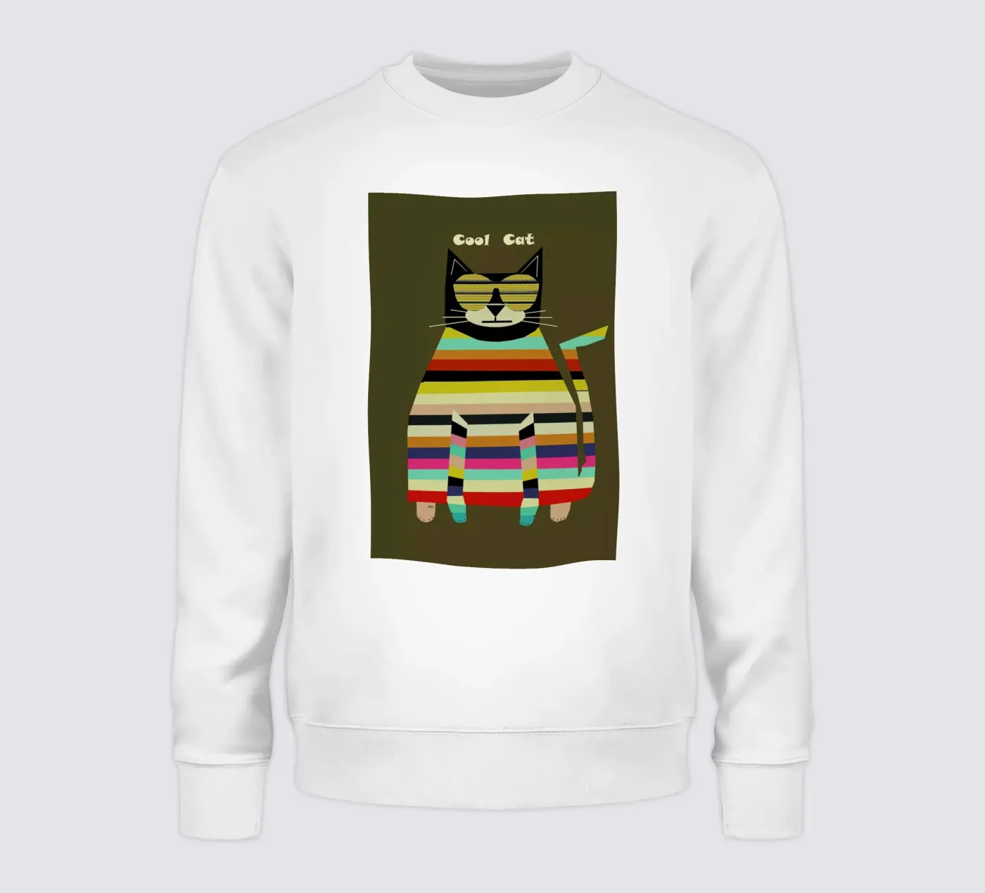 cool cat felpa da Brian Buckley