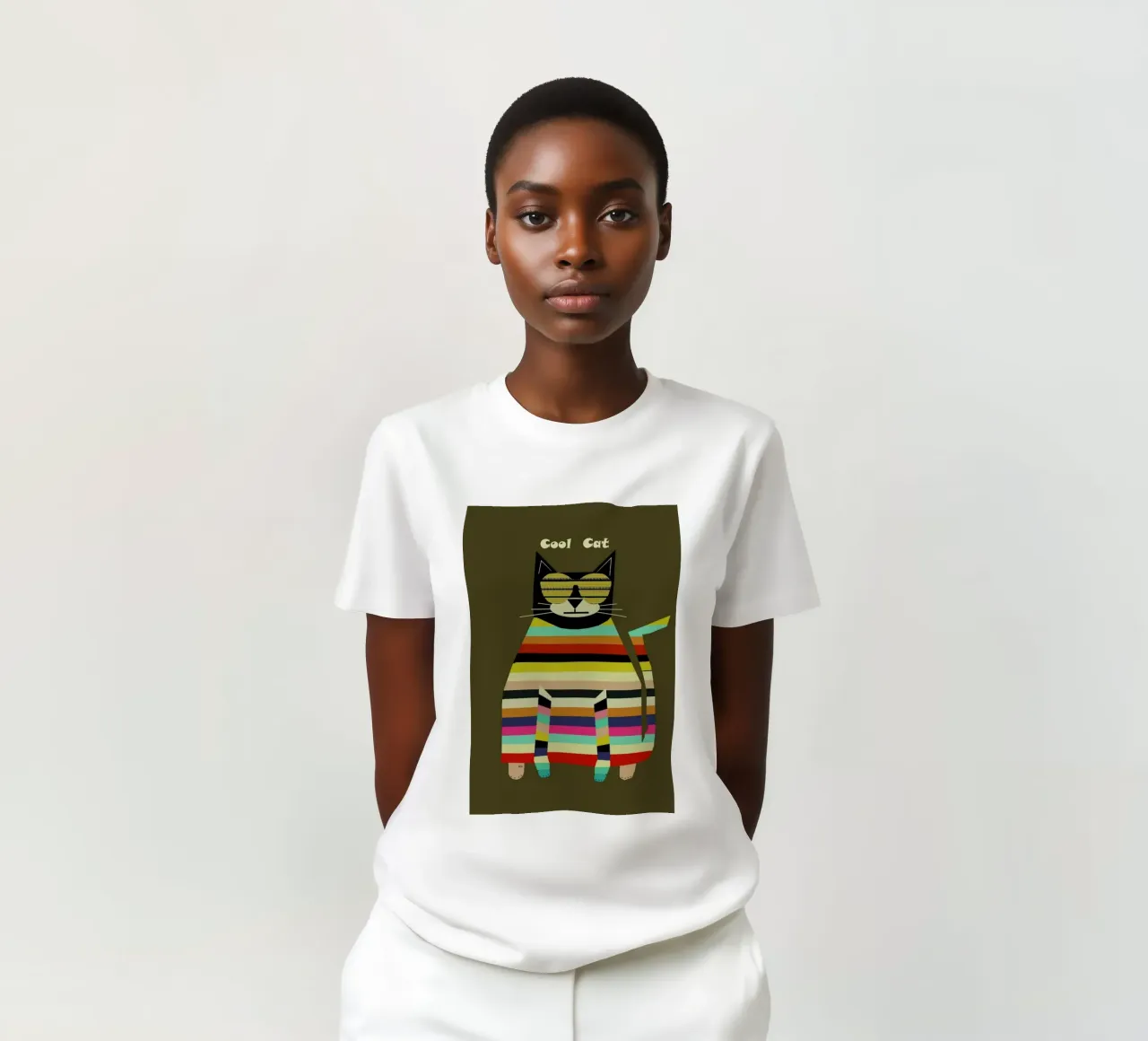 cool cat t-shirt da Brian Buckley