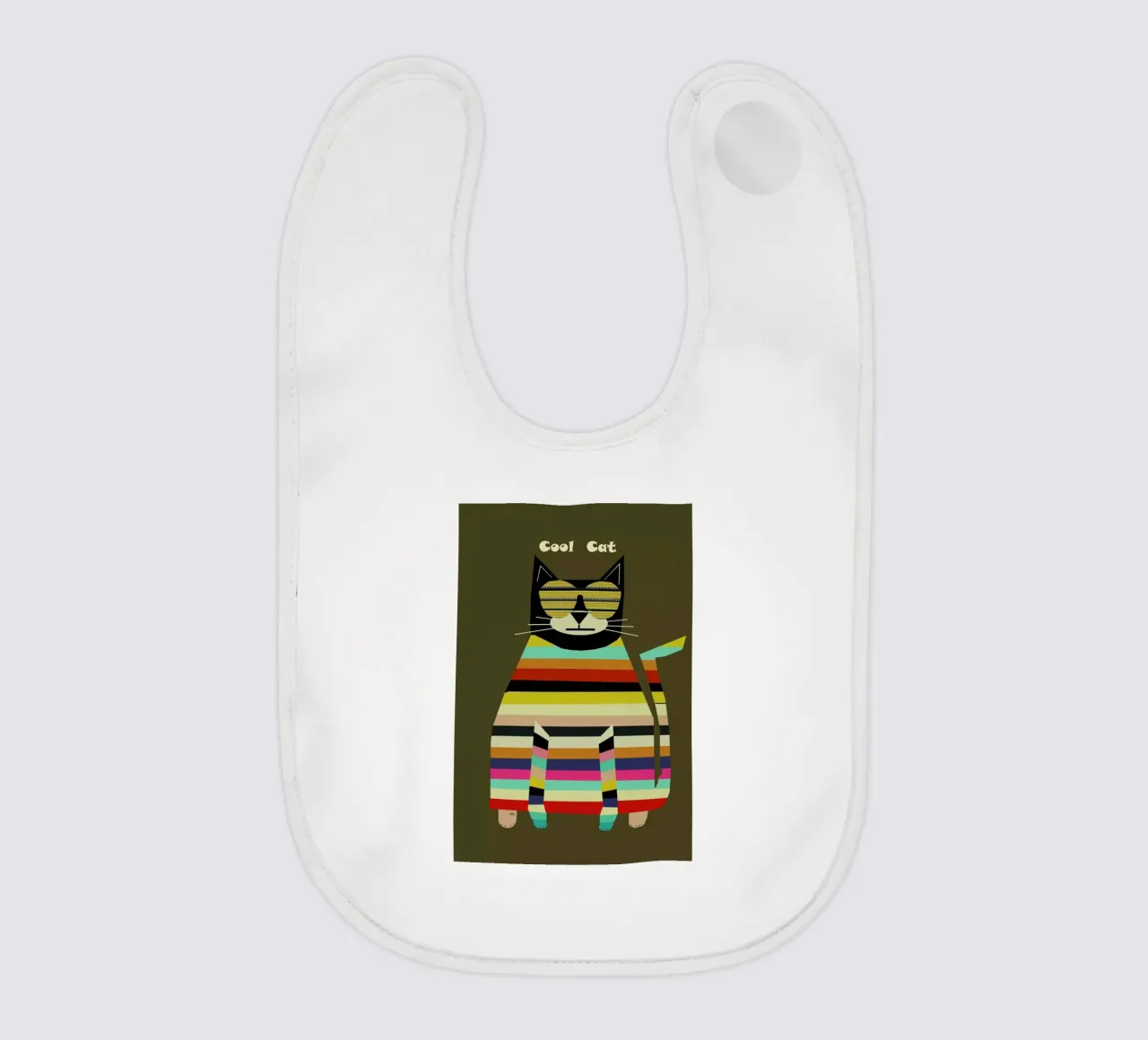 cool cat bavaglino da Brian Buckley