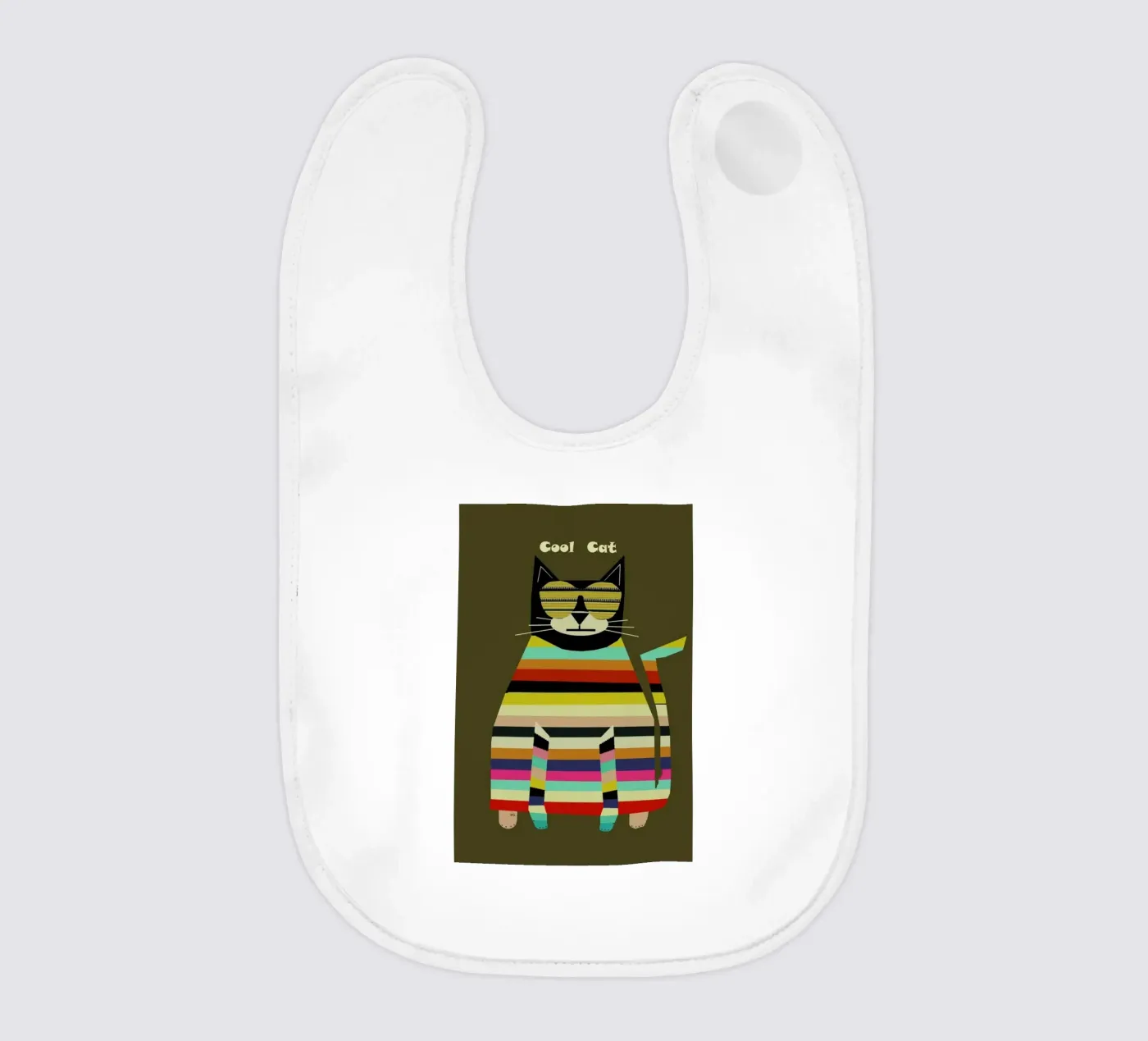 cool cat bavaglino da Brian Buckley