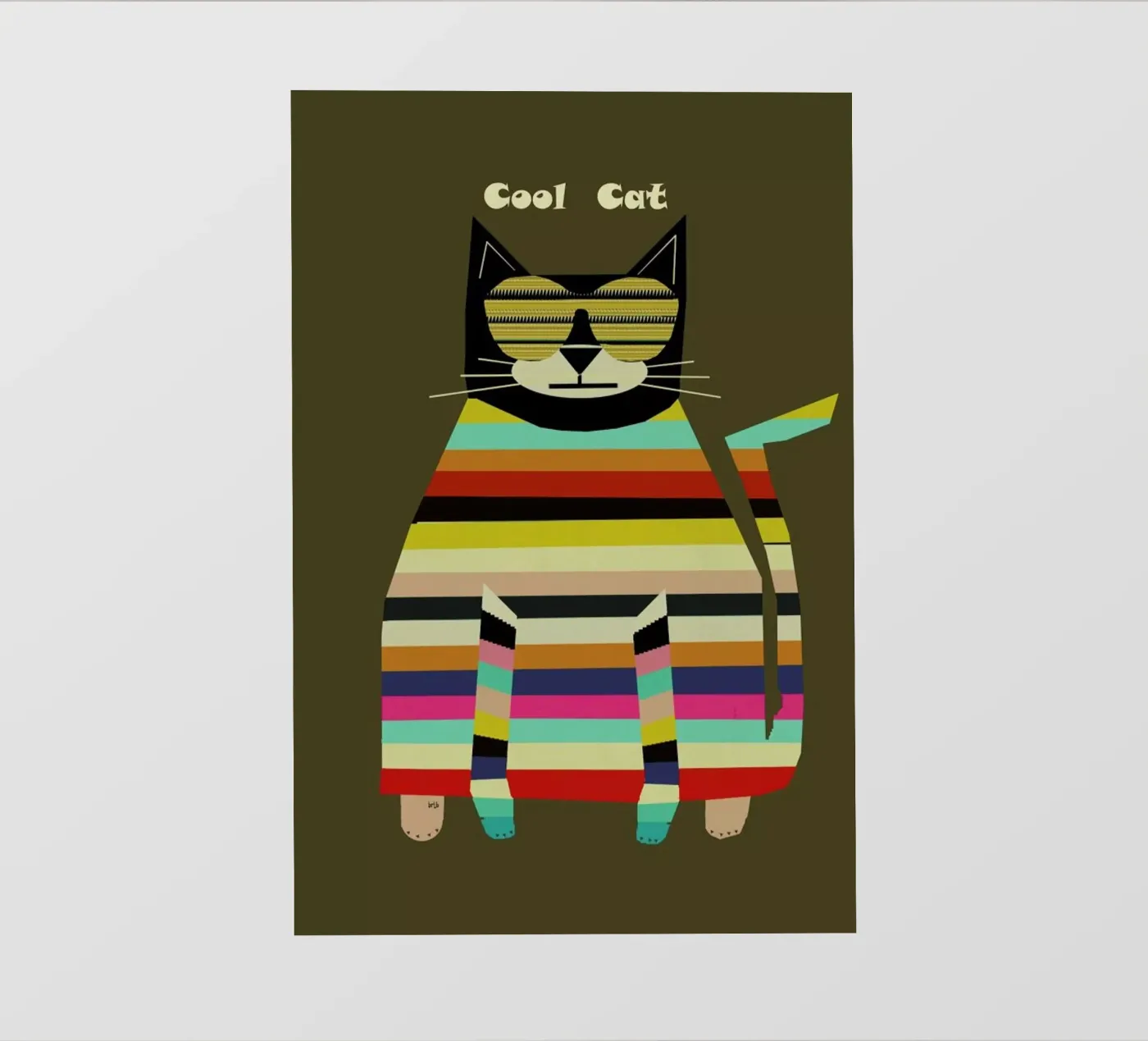 cool cat pellicola backlit da Brian Buckley