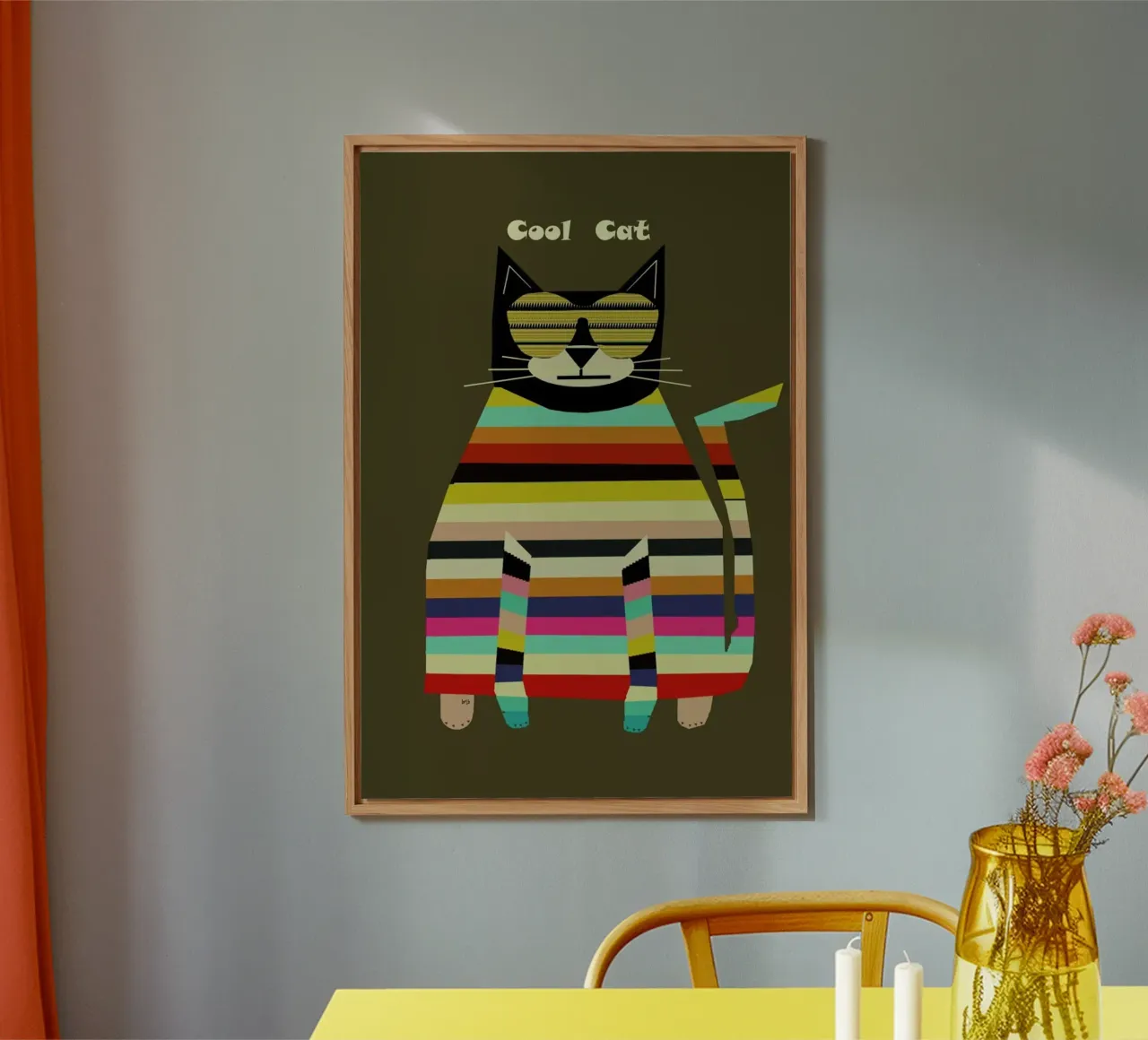 cool cat alluminio dibond da Brian Buckley
