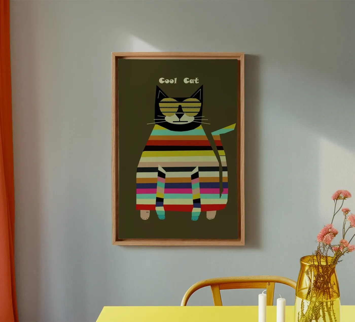 cool cat tela da Brian Buckley