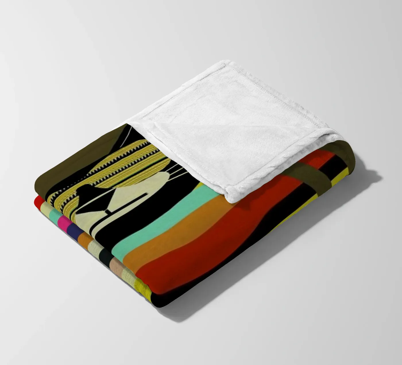 cool cat Fleecedecke von Brian Buckley