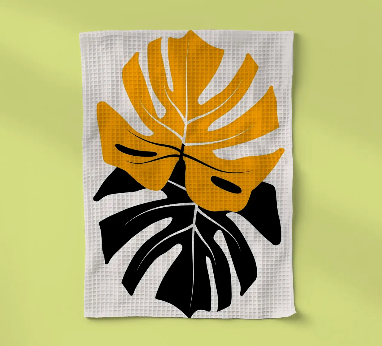 Duet Of Monsteras tea towel by mitom