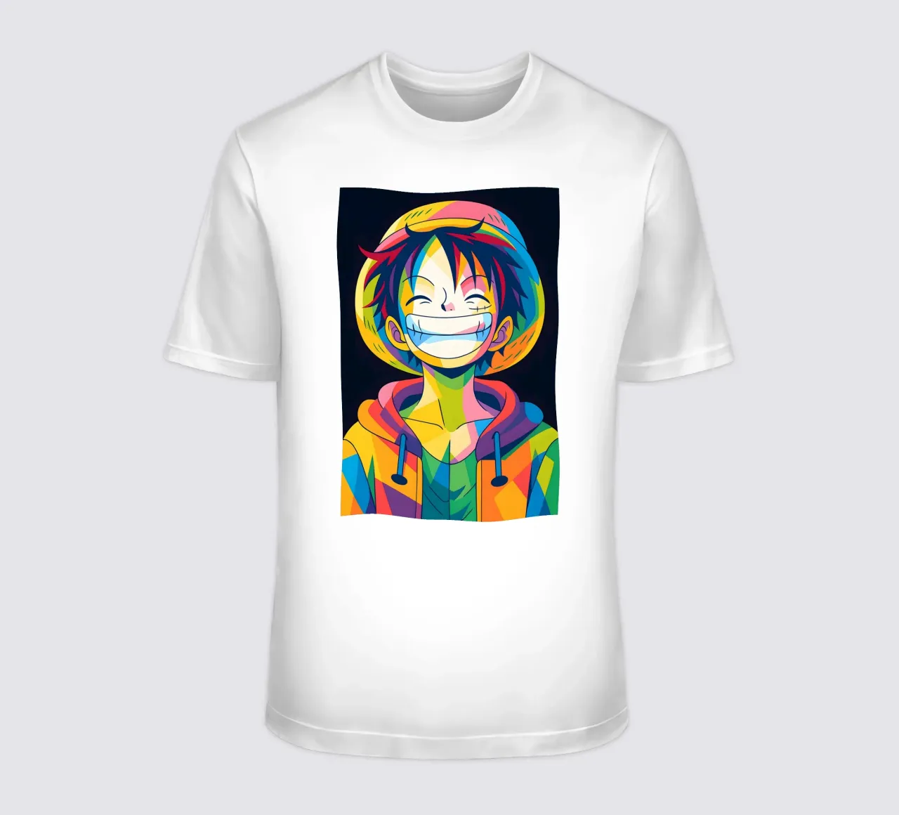 Monkey d Luffy grande sorriso pop art t-shirt da BONANZA