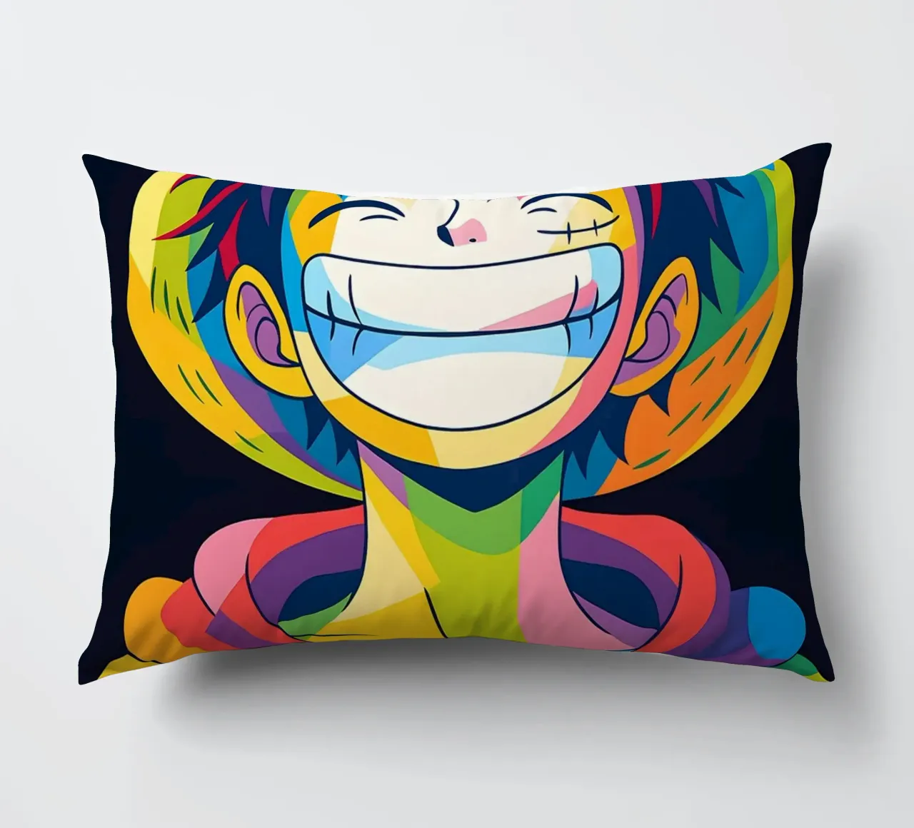 Monkey d Luffy grande sorriso pop art cuscino da BONANZA