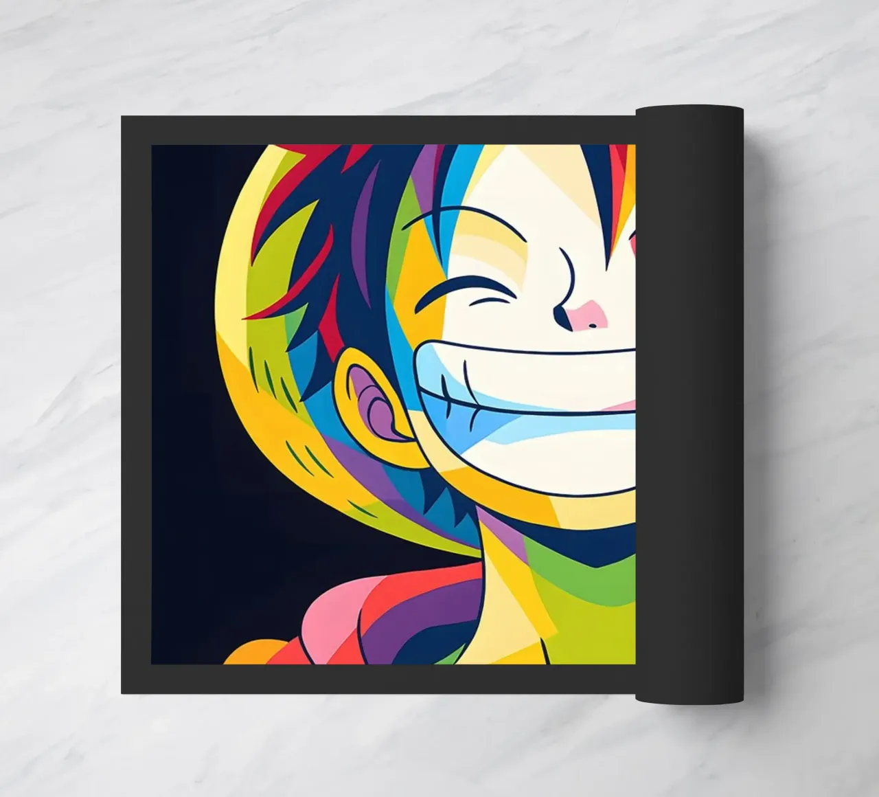 Monkey d Luffy grande sorriso pop art zerbino da BONANZA