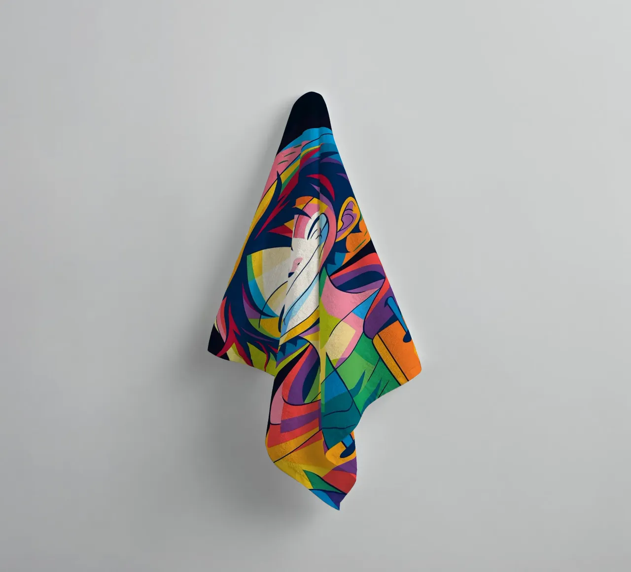 Monkey d Luffy grande sorriso pop art asciugamano da bagno da BONANZA