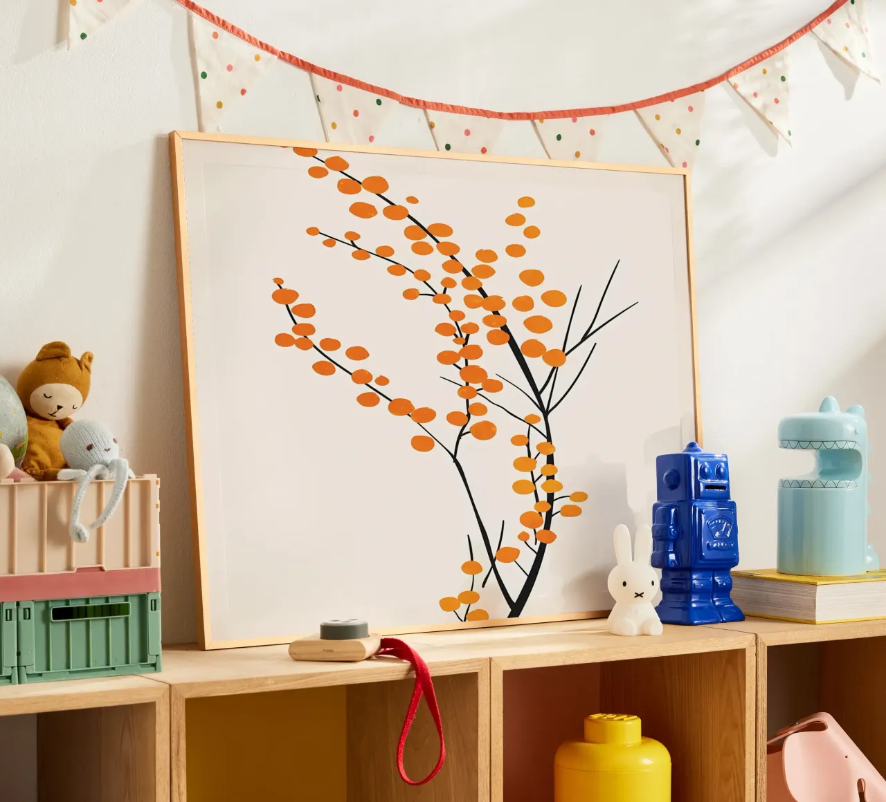 Wild Berries poster with aluminum frame by mitom