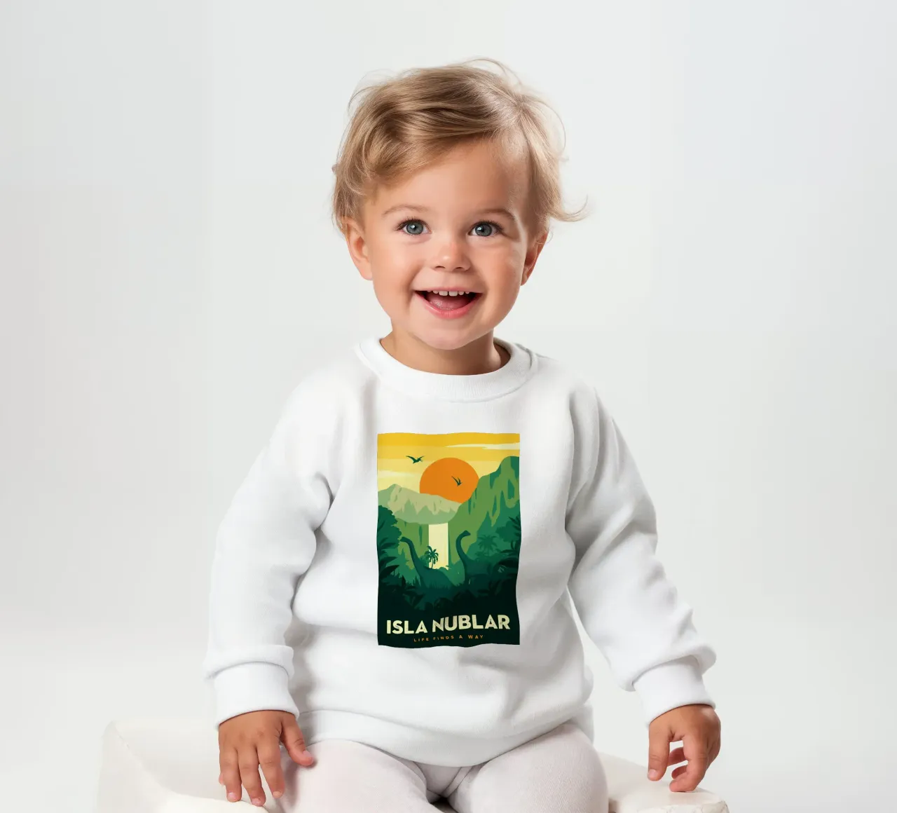 Isla Nublar La vita trova un modo felpa neonato da Alice Slatera