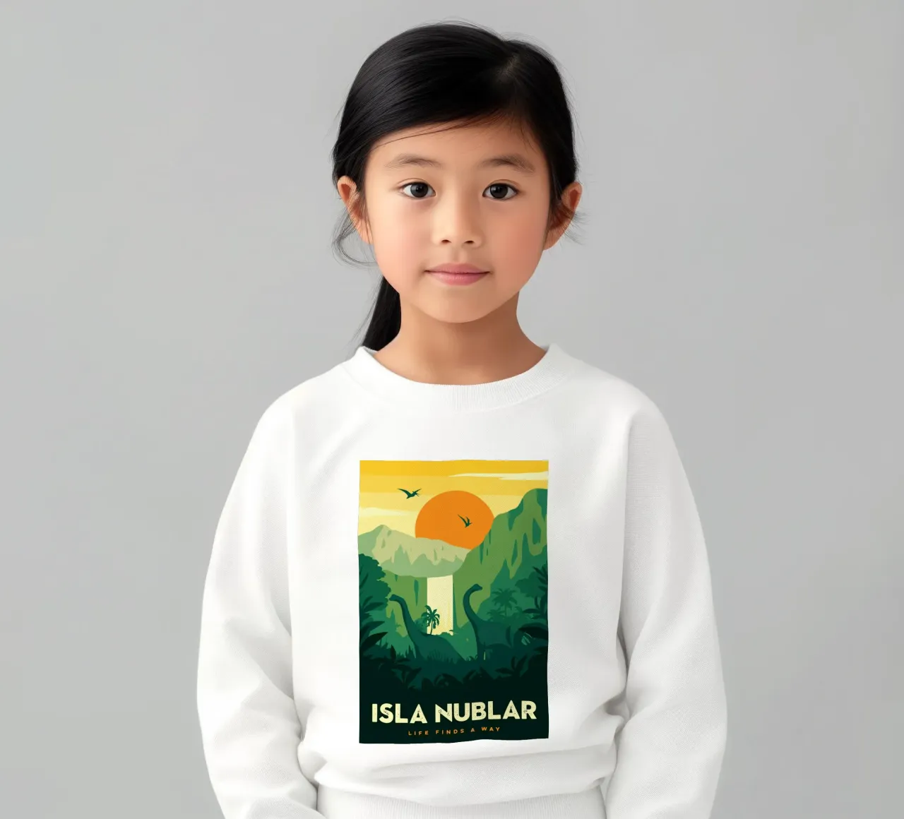 Isla Nublar La vita trova un modo felpa bambino da Alice Slatera