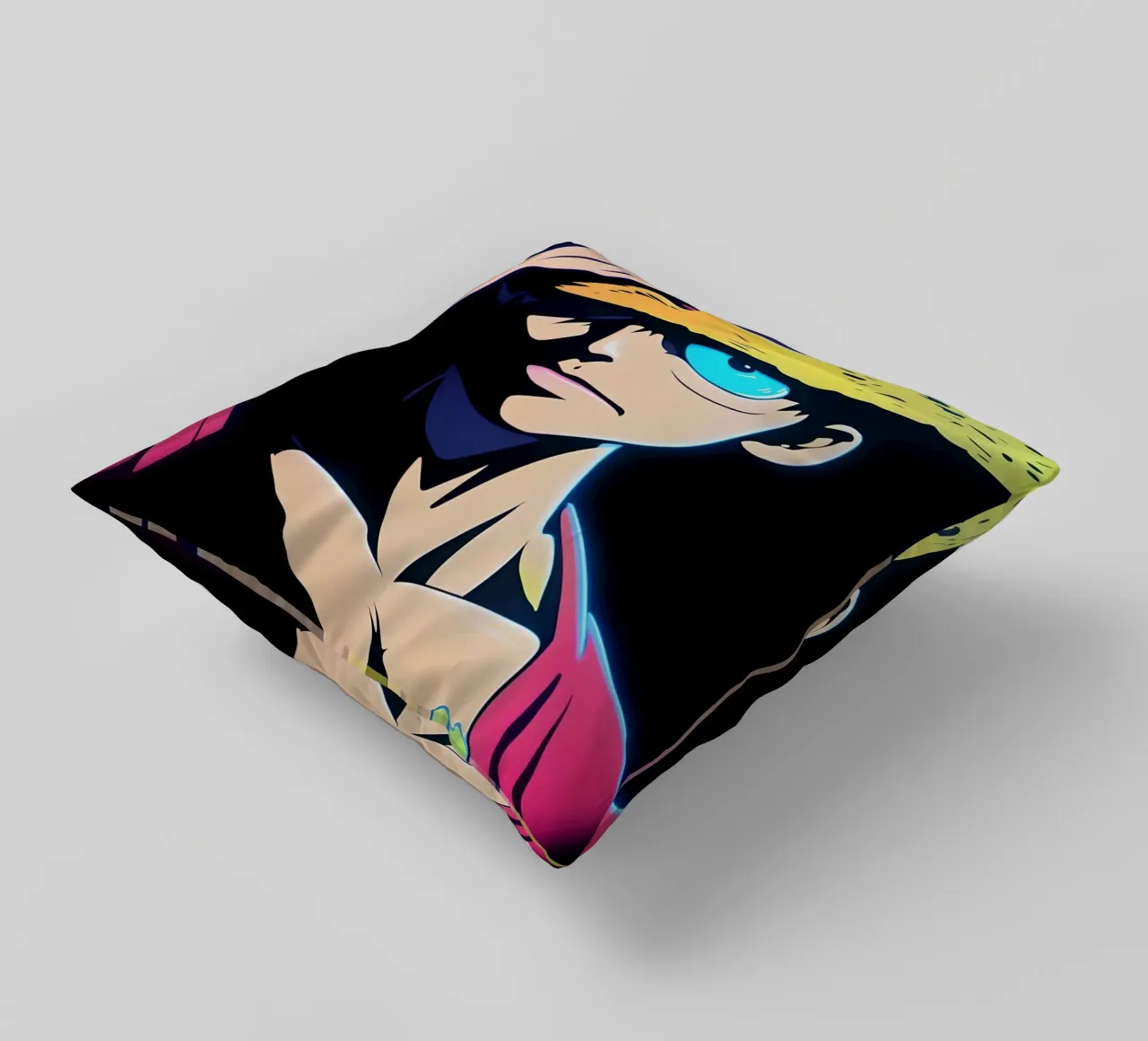 Monkey d Luffy neon scuro cuscino da BONANZA