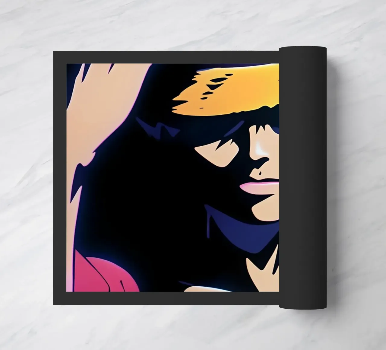 Monkey d Luffy neon scuro zerbino da BONANZA