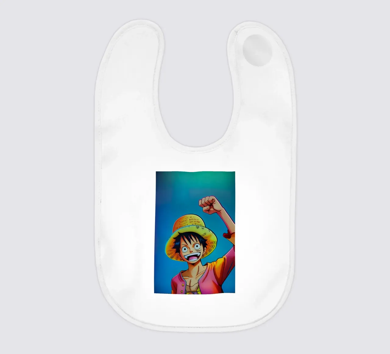 Scimmia d Luffy wpap neon bavaglino da BONANZA