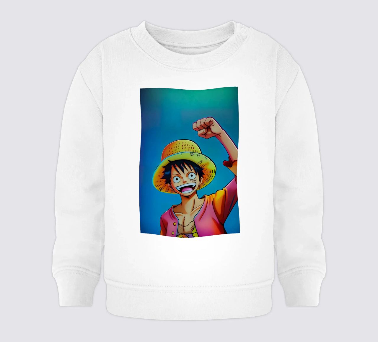 Scimmia d Luffy wpap neon felpa neonato da BONANZA
