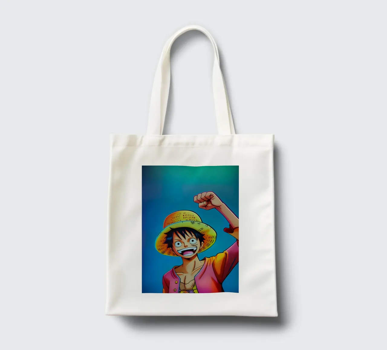 Scimmia d Luffy wpap neon borsa in juta da BONANZA