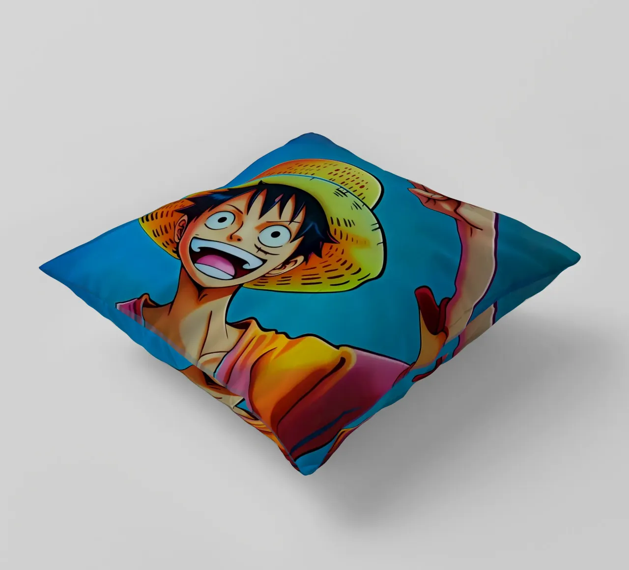 Scimmia d Luffy wpap neon cuscino da BONANZA