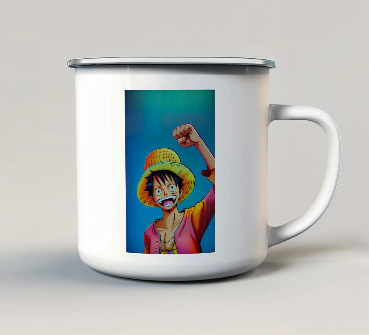 Scimmia d Luffy wpap neon tazza in smalto da BONANZA