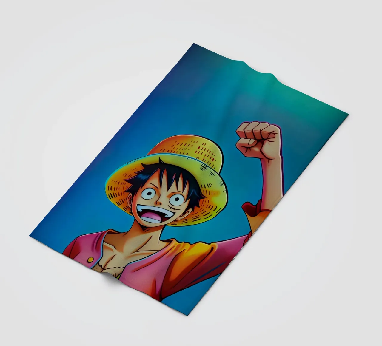 Scimmia d Luffy wpap neon coperta in pile da BONANZA