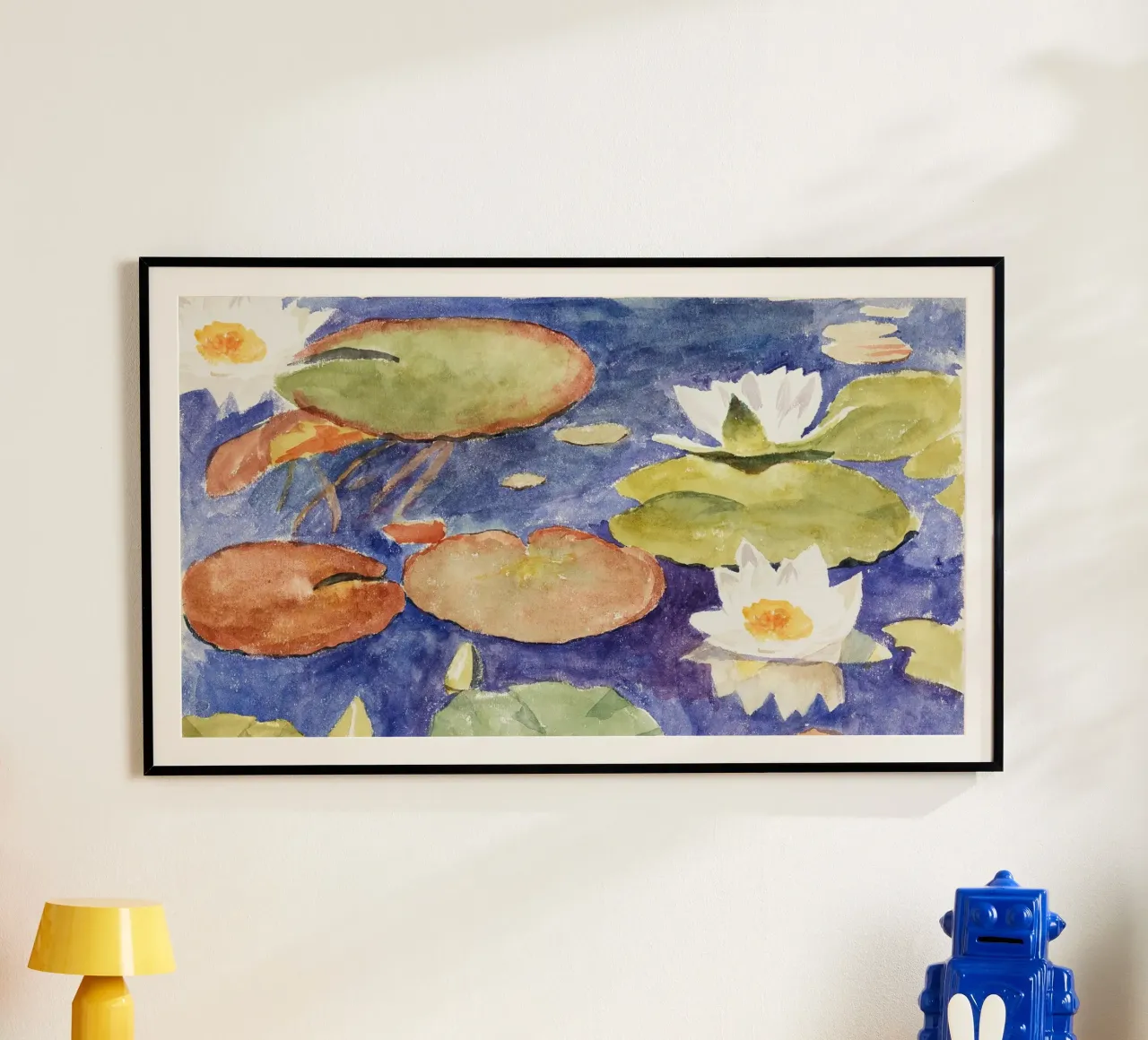 Lo stagno delle ninfee di Monet - Arte floreale impressionista poster da NorwesClub