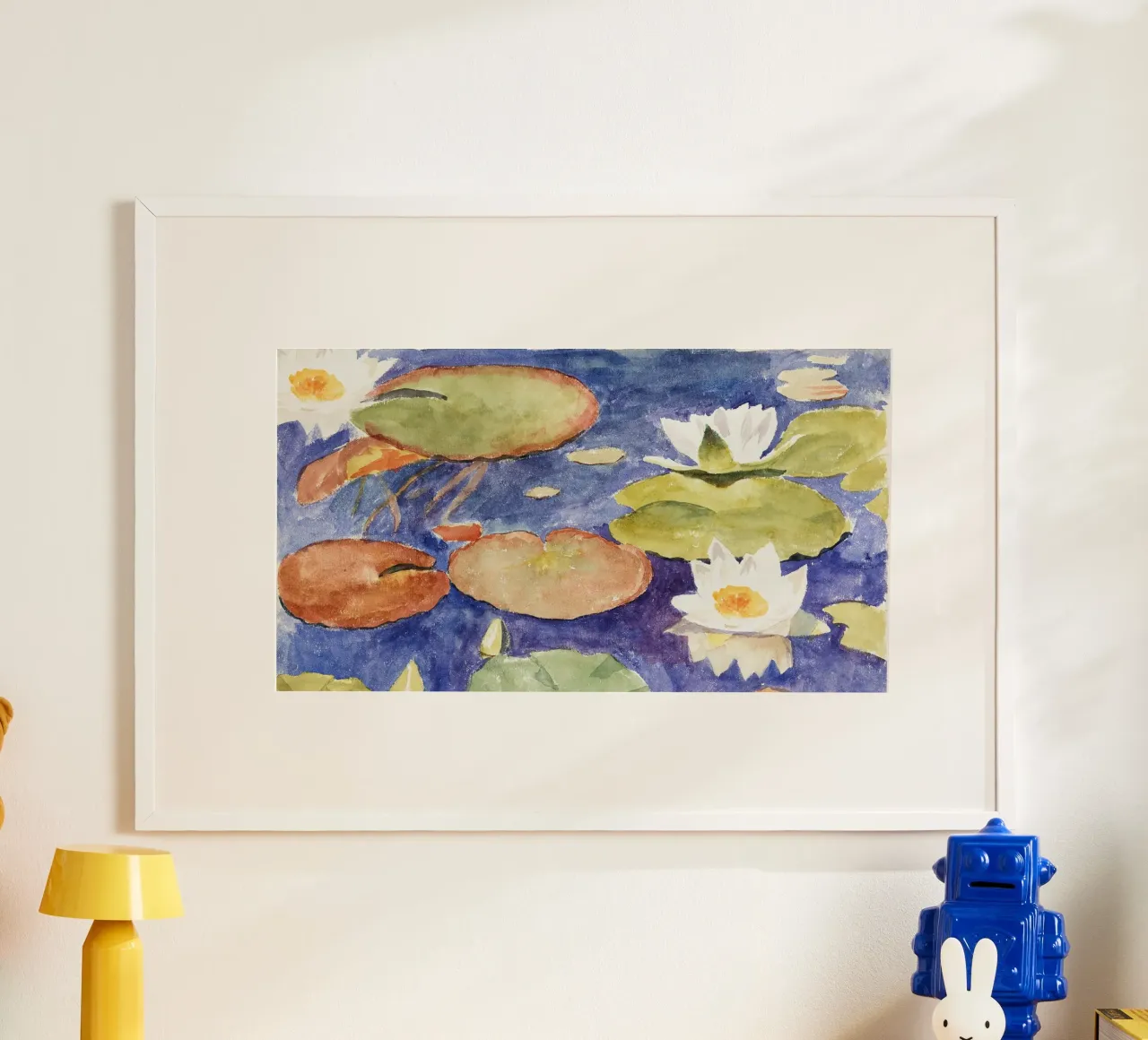 Lo stagno delle ninfee di Monet - Arte floreale impressionista poster da NorwesClub