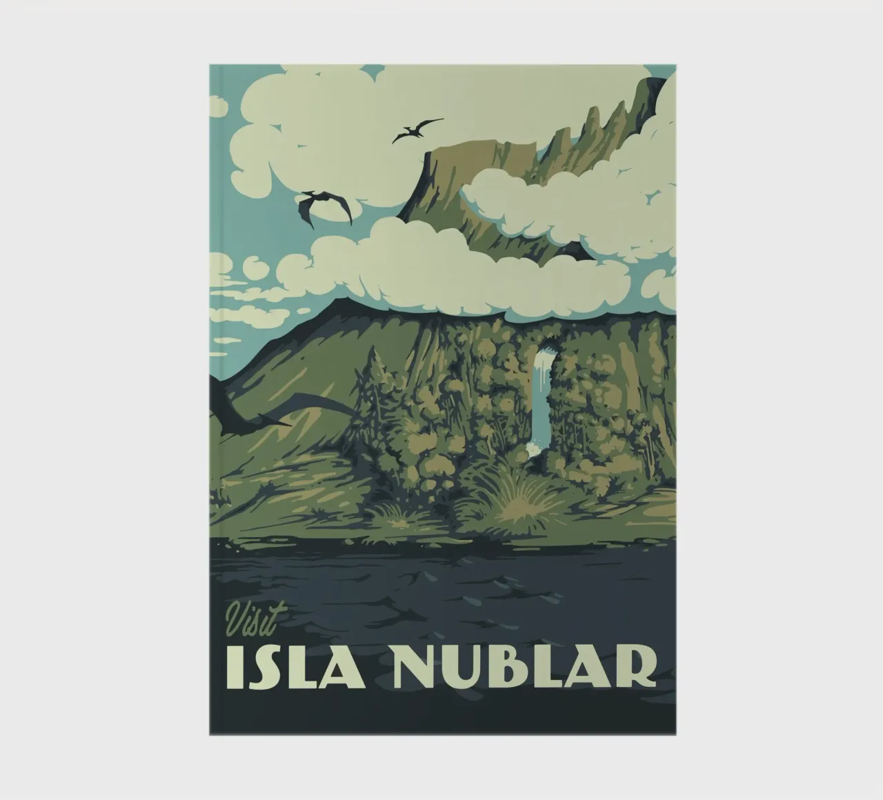 Isla Nublar Travel notebook by Alice Slatera