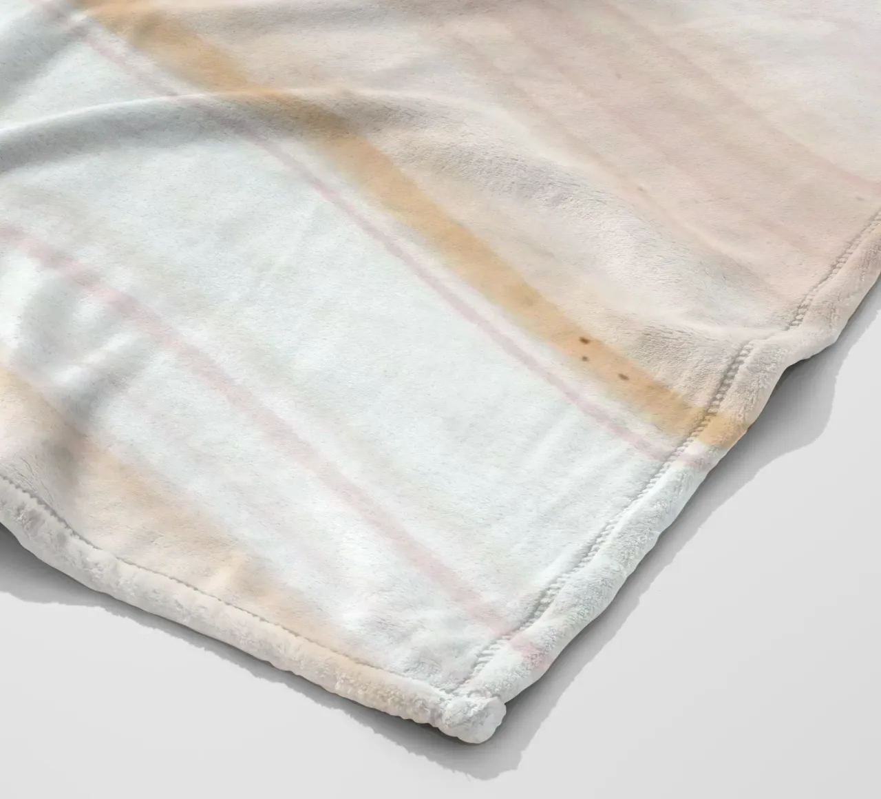 Soft Pastel Agate Swirl - Abstract Fluid Art Print fleece blanket by NorwesClub