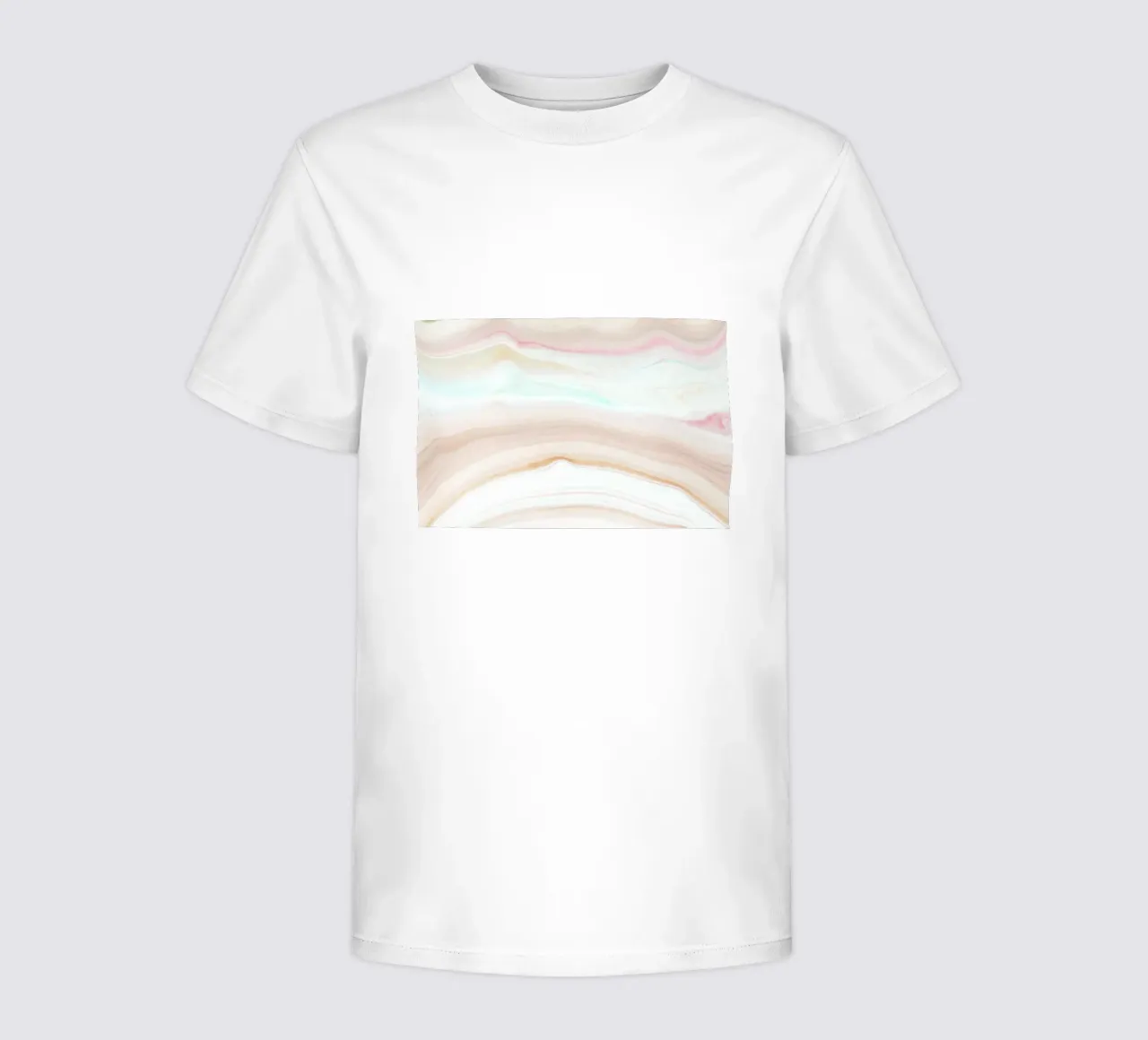 Vortice di agata a pastello morbido - Stampa astratta d'arte fluida t-shirt bambini da NorwesClub