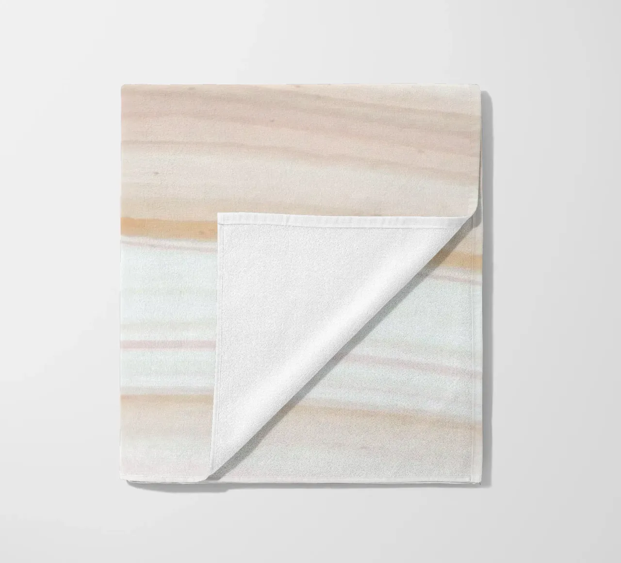 Soft Pastel Agate Swirl - Abstract Fluid Art Print beach towel by NorwesClub