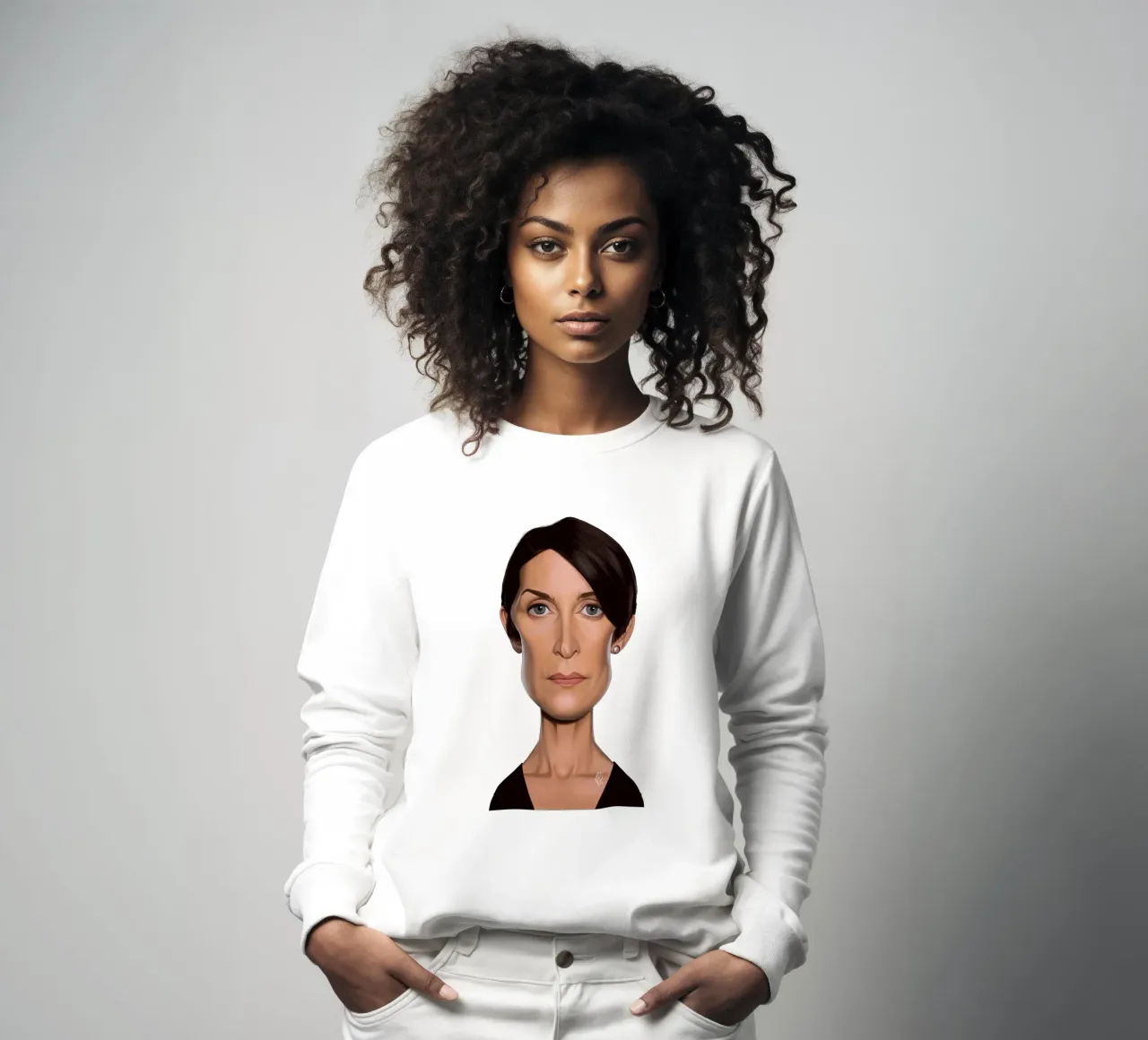 Carrie Anne Moss felpa da Rob Art | Illustration