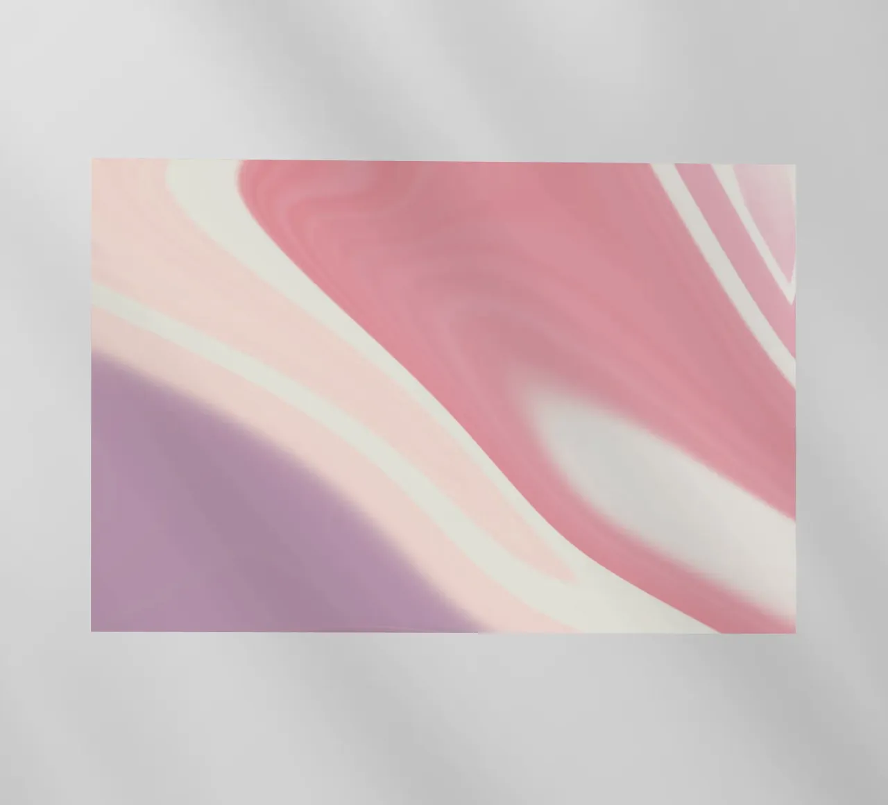 Soft Pink Lavender Swirl - Abstract Fluid Art Print backlit film by NorwesClub
