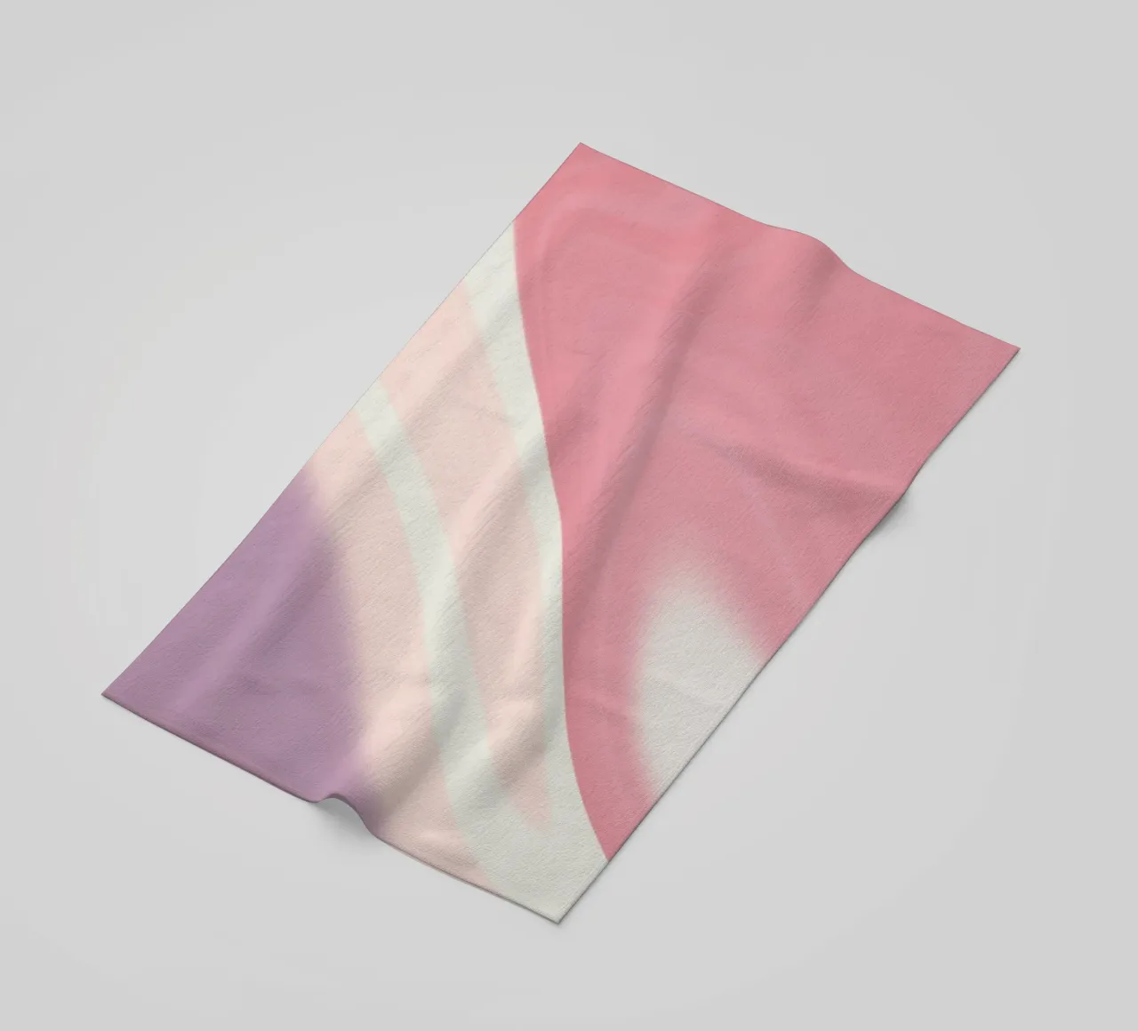 Soft Pink Lavender Swirl - Abstract Fluid Art Print serviette de plage de NorwesClub