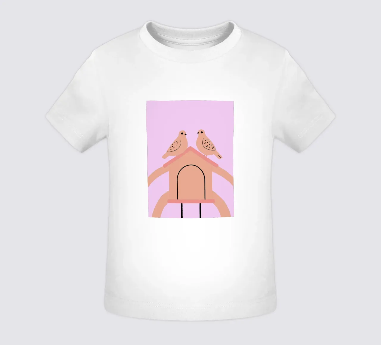 Due piccioni maglietta neonato da TRENDY POSTER SHOP