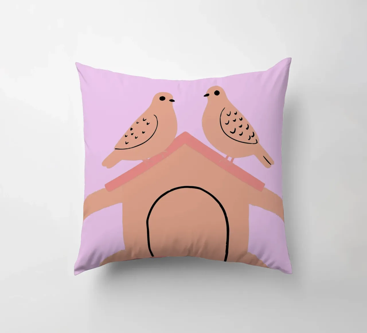 Due piccioni cuscino da TRENDY POSTER SHOP
