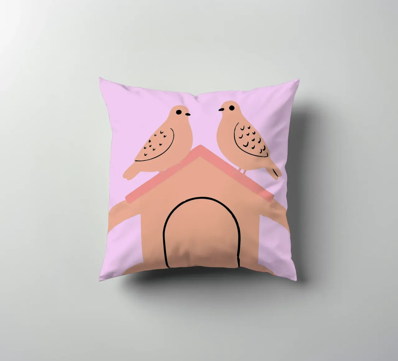 Due piccioni cuscino da TRENDY POSTER SHOP
