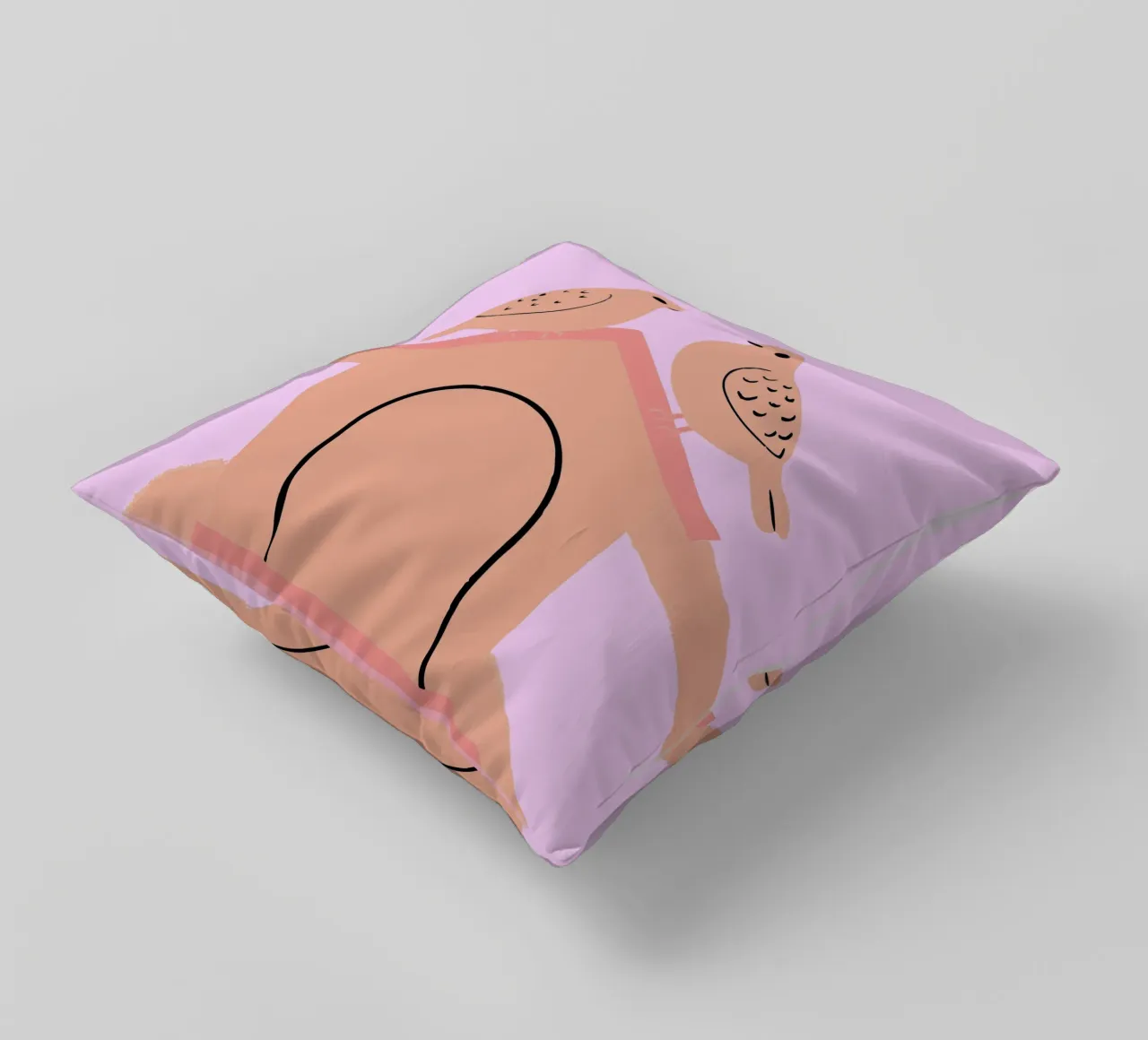 Due piccioni cuscino da TRENDY POSTER SHOP