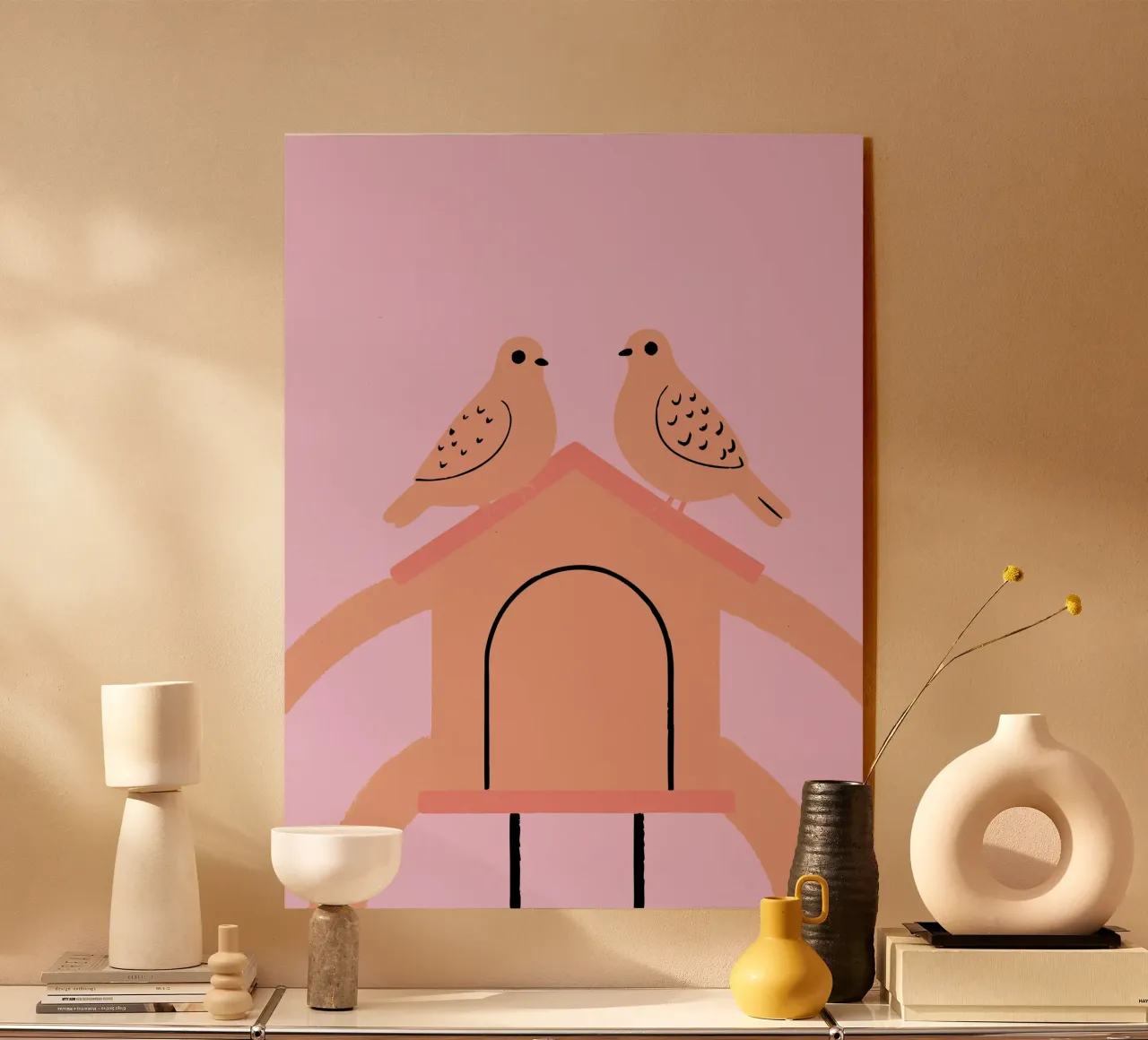 Due piccioni plexiglass da TRENDY POSTER SHOP